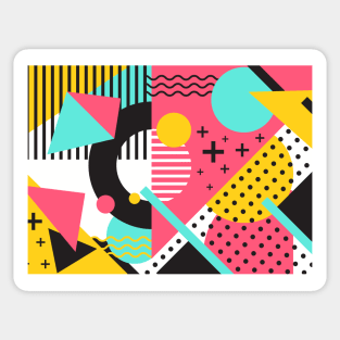 New Wave 80s Design Sticker